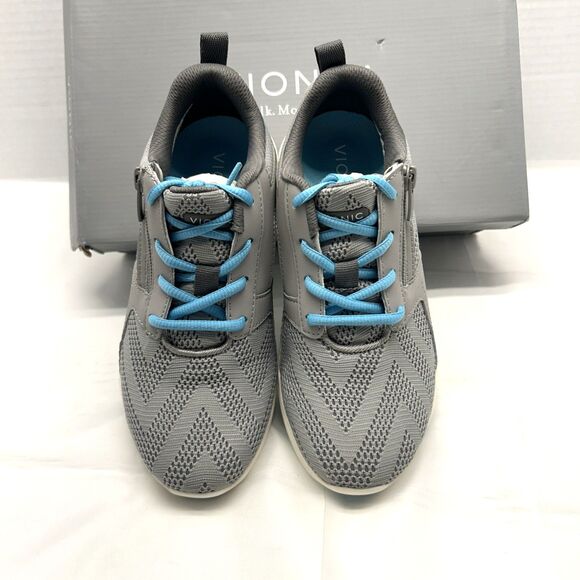Vionic Gray and Blue Women's Sneakers - Picture 1 of 6